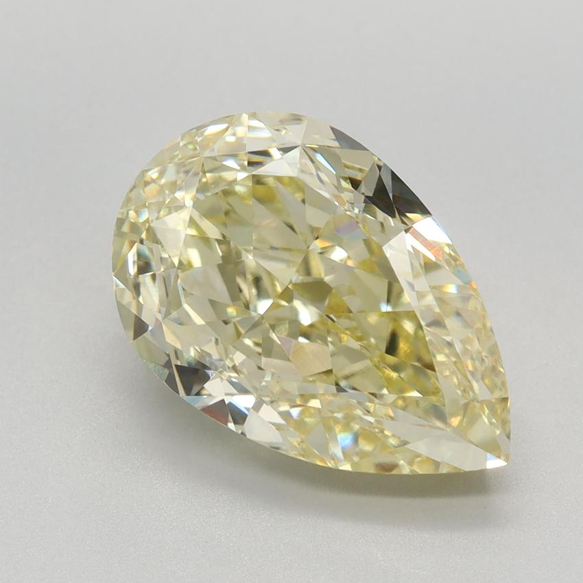 4.59 Ct. Fancy Intense Yellow Pear Lab Grown Diamond