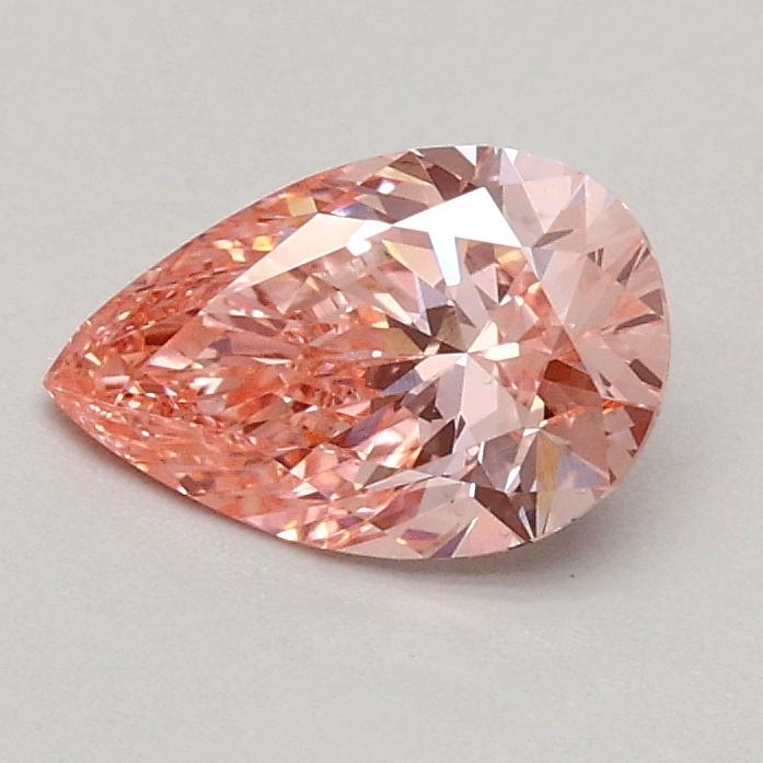 0.57 Ct. Fancy Vivid Pink Pear Lab Grown Diamond