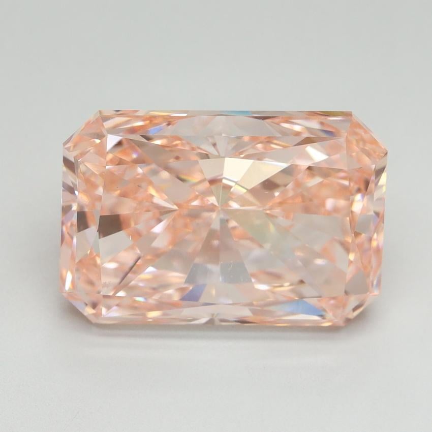 9.95 Ct. Fancy Vivid Pink Radiant Lab Grown Diamond