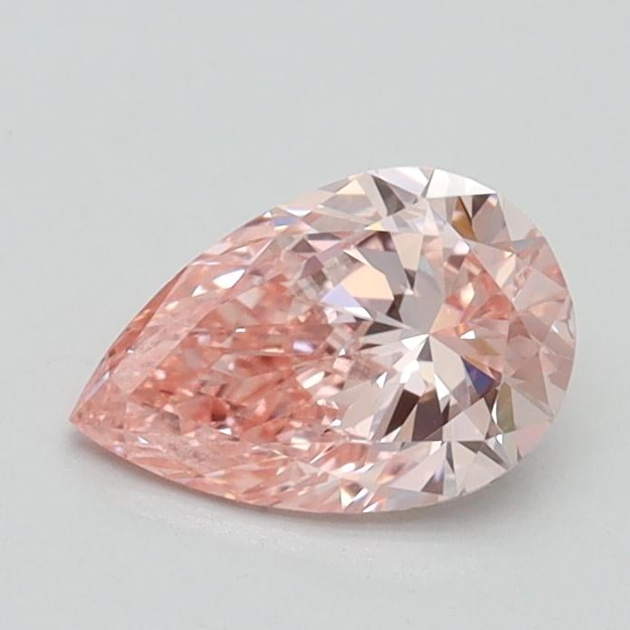 0.70 Ct. Fancy Intense Pink Pear Lab Grown Diamond