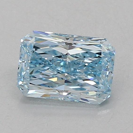1.02 Ct. Fancy Vivid Blue Radiant Lab Grown Diamond