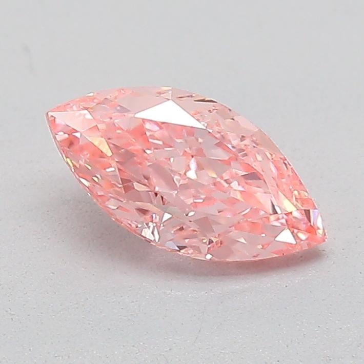 0.52 Ct. Fancy Vivid  Pink Marquise Lab Grown Diamond