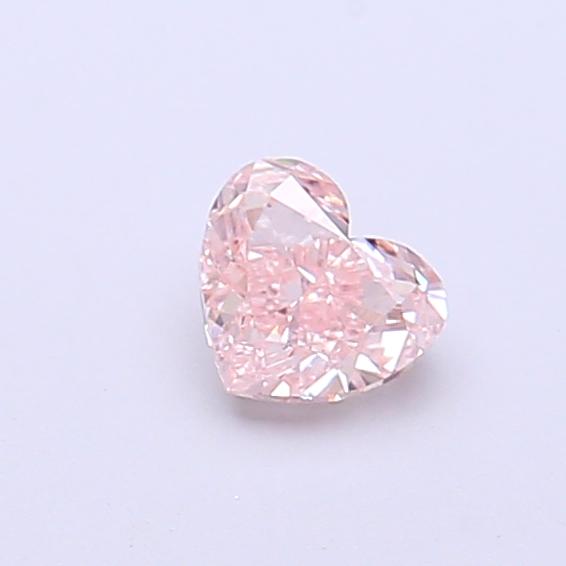 0.43 Ct. Fancy Intense  Pink Heart Lab Grown Diamond