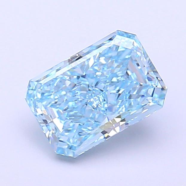 1.39 Ct. Fancy Vivid  Blue Radiant Lab Grown Diamond