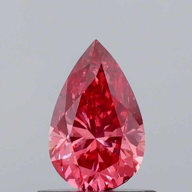 0.70 Ct. Fancy Vivid Pink Pear Lab Grown Diamond