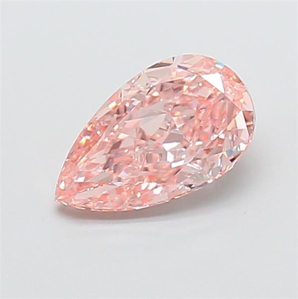 1.22 Ct. Fancy Intense Pink Pear Lab Grown Diamond