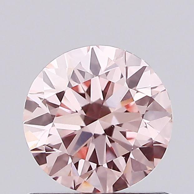 0.74 Ct. Fancy Intense Pink Round Lab Grown Diamond