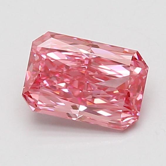 1.02 Ct. Fancy Vivid Pink Radiant Lab Grown Diamond