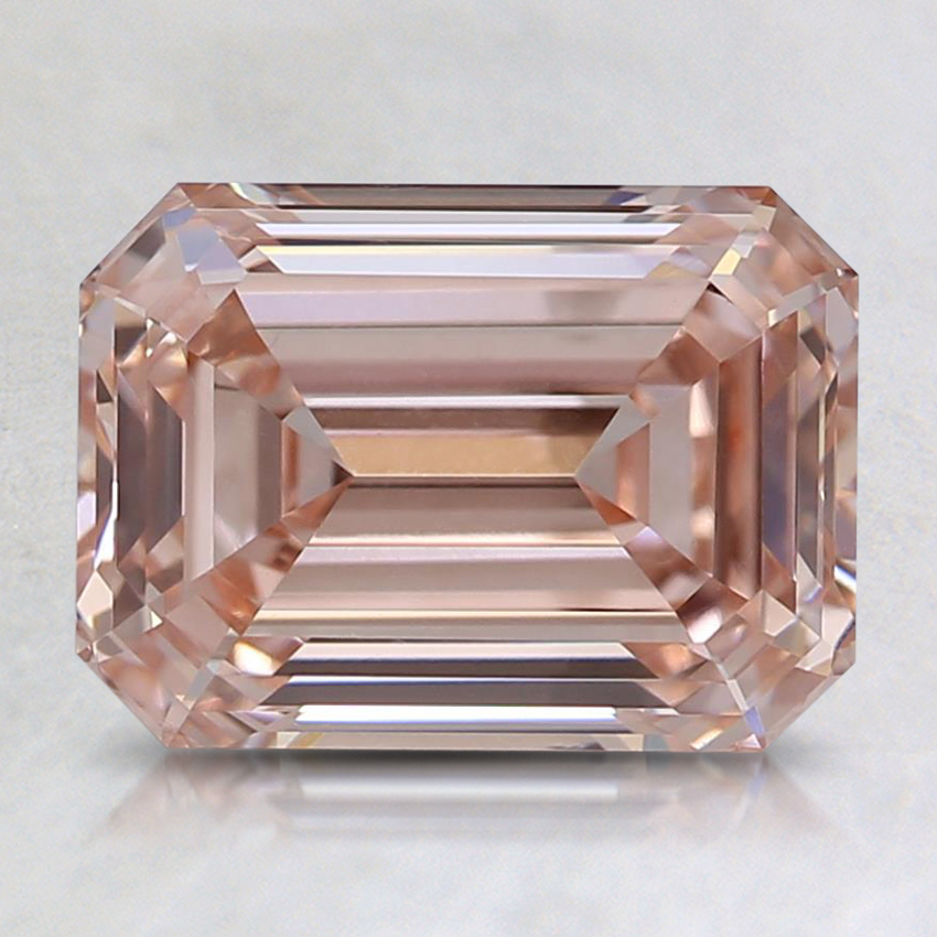 2.07 Ct. Fancy Orangy Pink Emerald Lab Grown Diamond