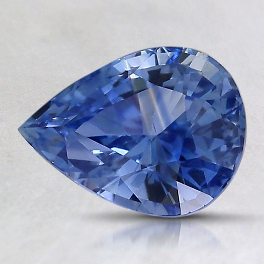 8.8x6.6mm Blue Pear Sapphire