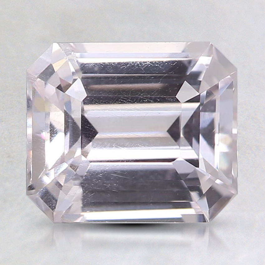 8.1x6.9mm Unheated Peach Emerald Sapphire