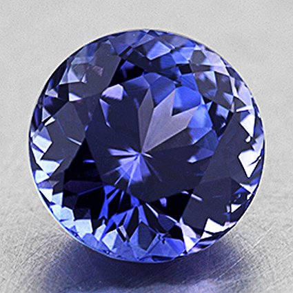 7.5mm Unheated Purple Round Sapphire