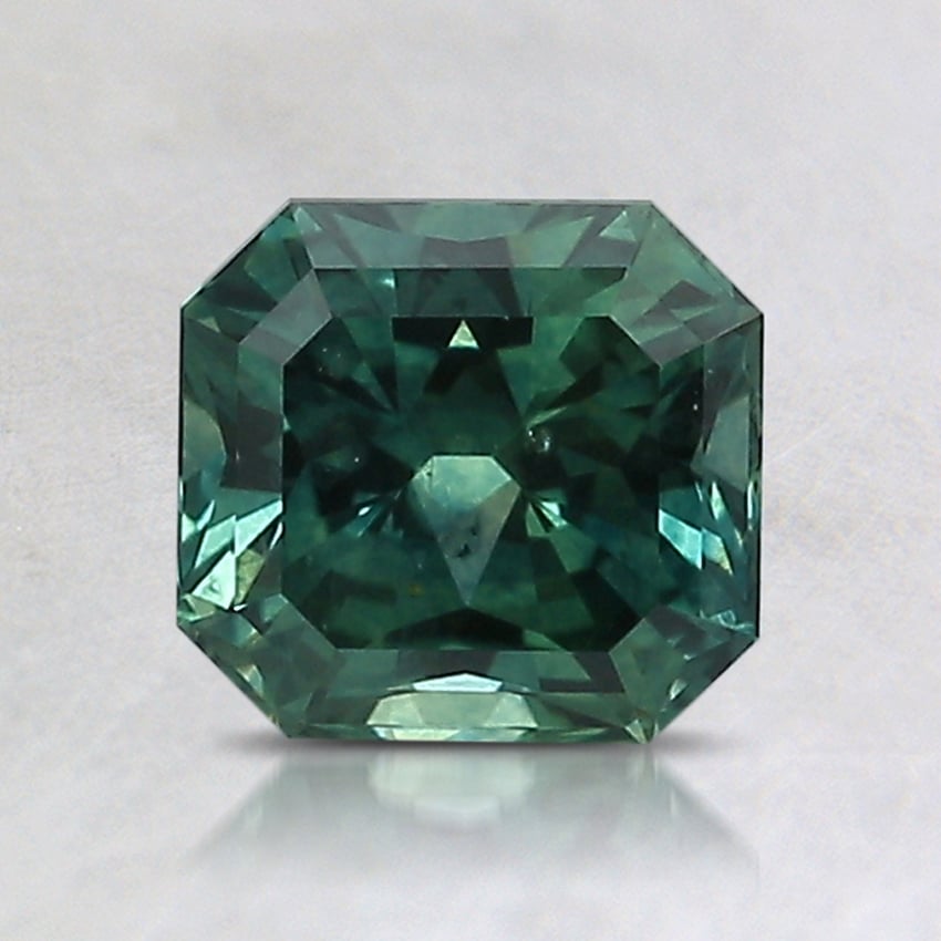 6.4x5.9mm Teal Asscher Montana Sapphire