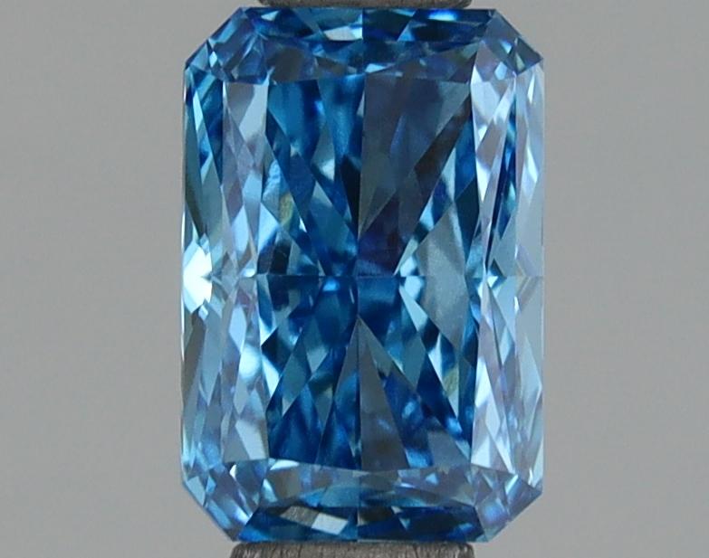 1.02 Ct. Fancy Vivid Blue Radiant Lab Grown Diamond