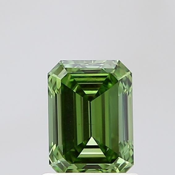 1.09 Ct. Fancy Vivid Green Emerald Lab Grown Diamond