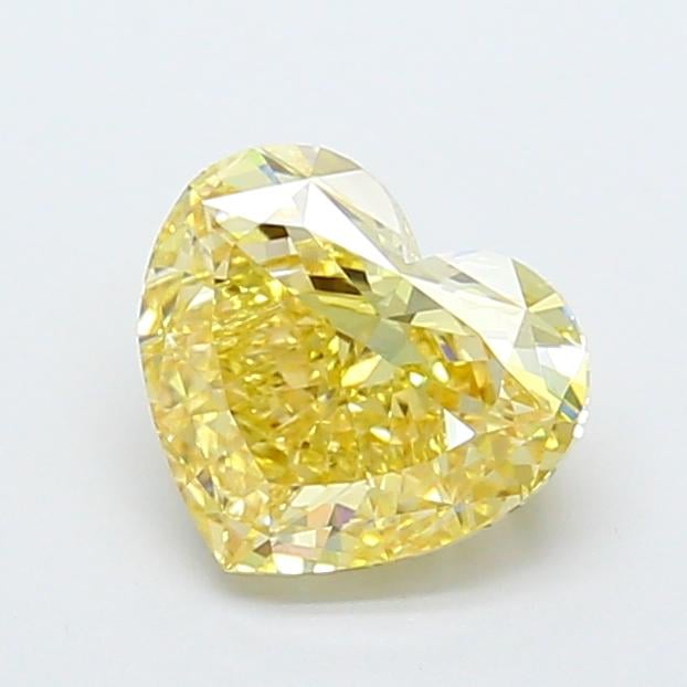 2.09 Ct. Fancy Yellow Heart Lab Grown Diamond