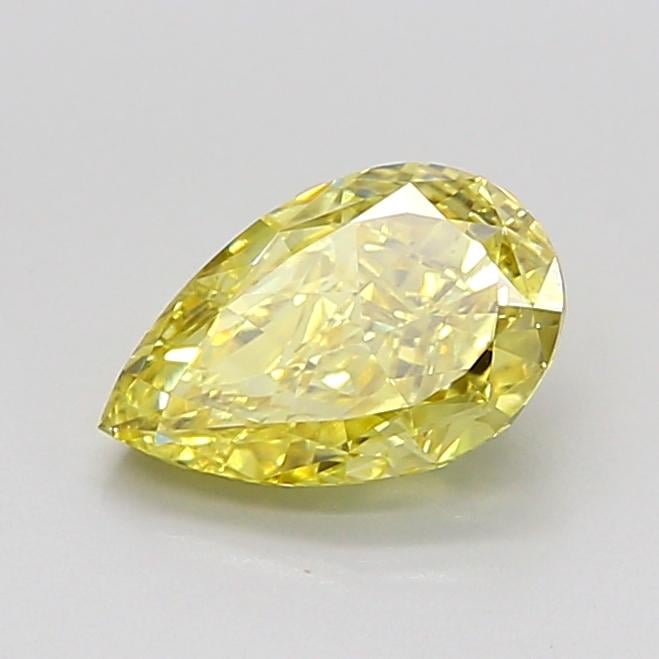 1.06 Ct. Fancy Intense Yellow Pear Lab Grown Diamond
