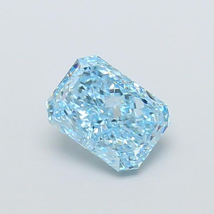 1.08 Ct. Fancy Vivid Blue Radiant Lab Grown Diamond