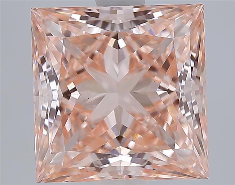3.05 Ct. Fancy Vivid Pinkish Pink Princess Lab Grown Diamond