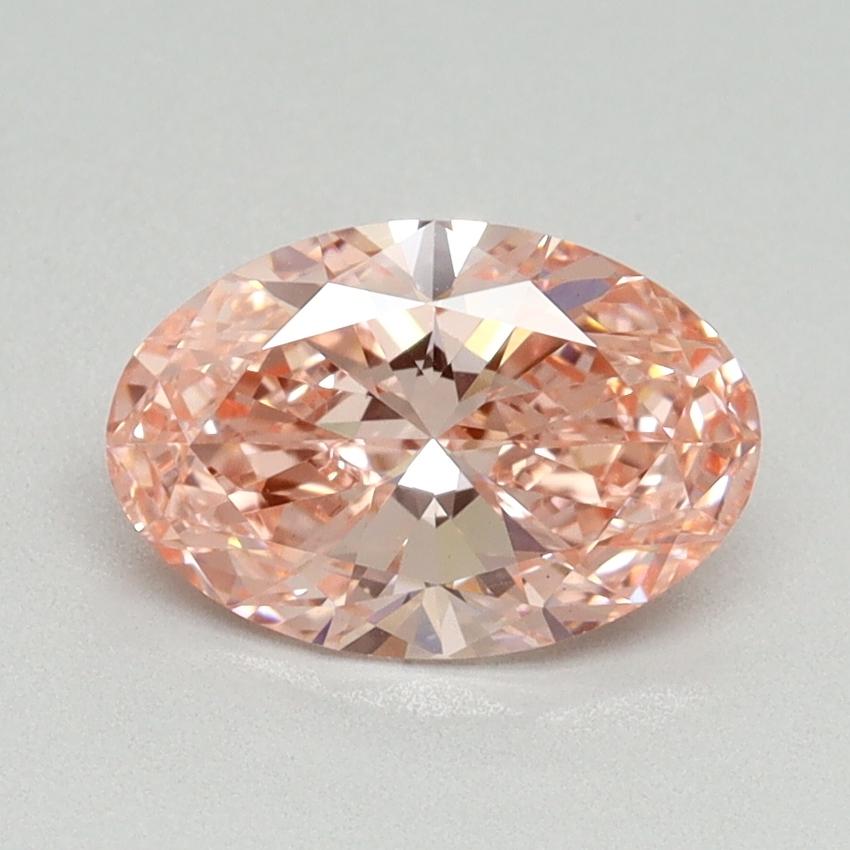 1.30 Ct. Fancy Vivid Pink Oval Lab Grown Diamond