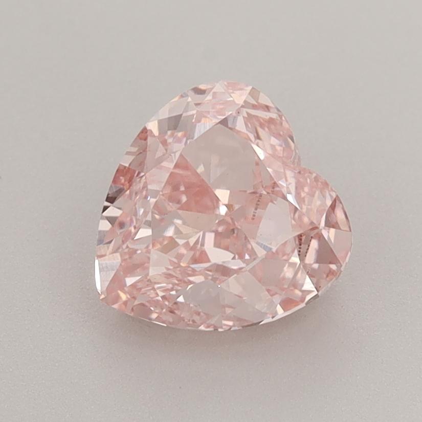 1.70 Ct. Fancy Vivid  Pink Heart Lab Grown Diamond
