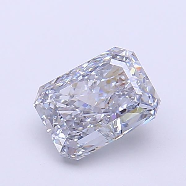 1.02 Ct. Fancy Light Gray Blue Radiant Lab Grown Diamond