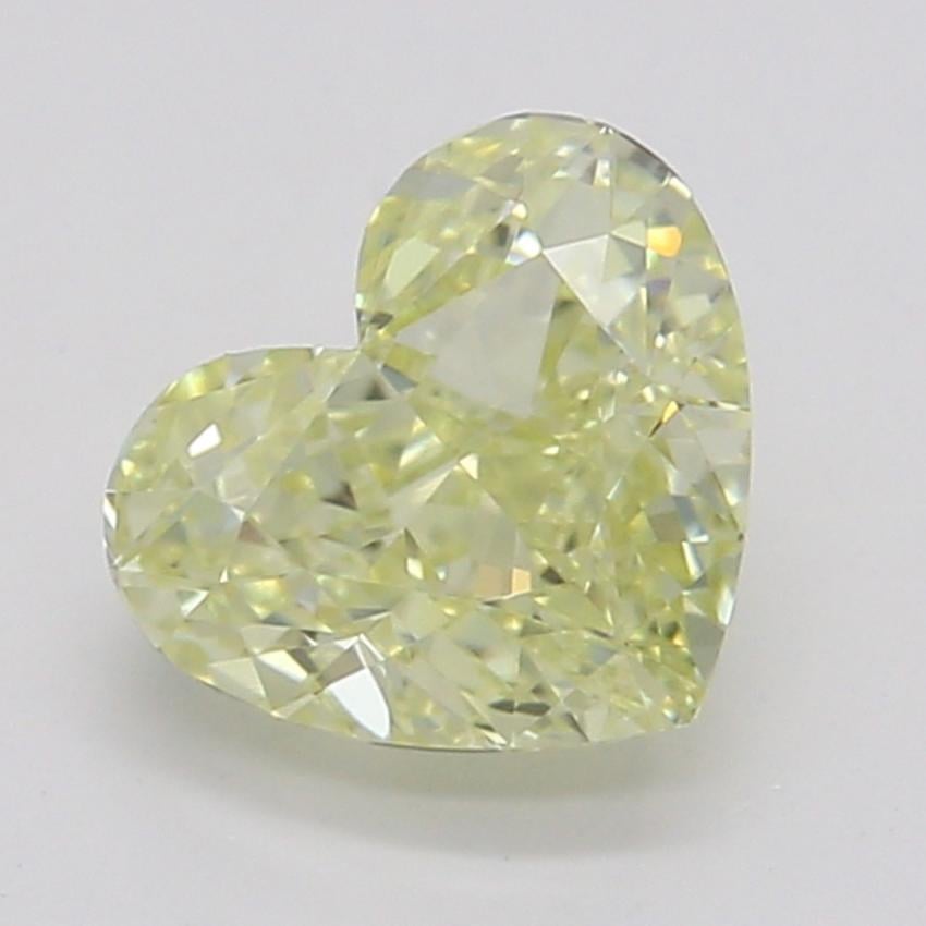 0.62 Ct. Fancy Yellow Heart Diamond