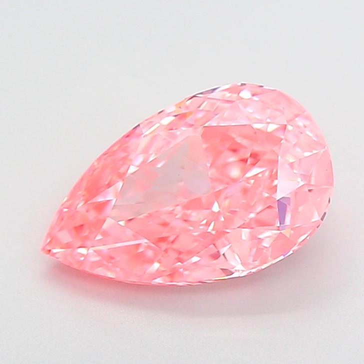 2.60 Ct. Fancy Pink Pear Lab Grown Diamond