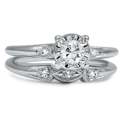 Retro Diamond Vintage Ring