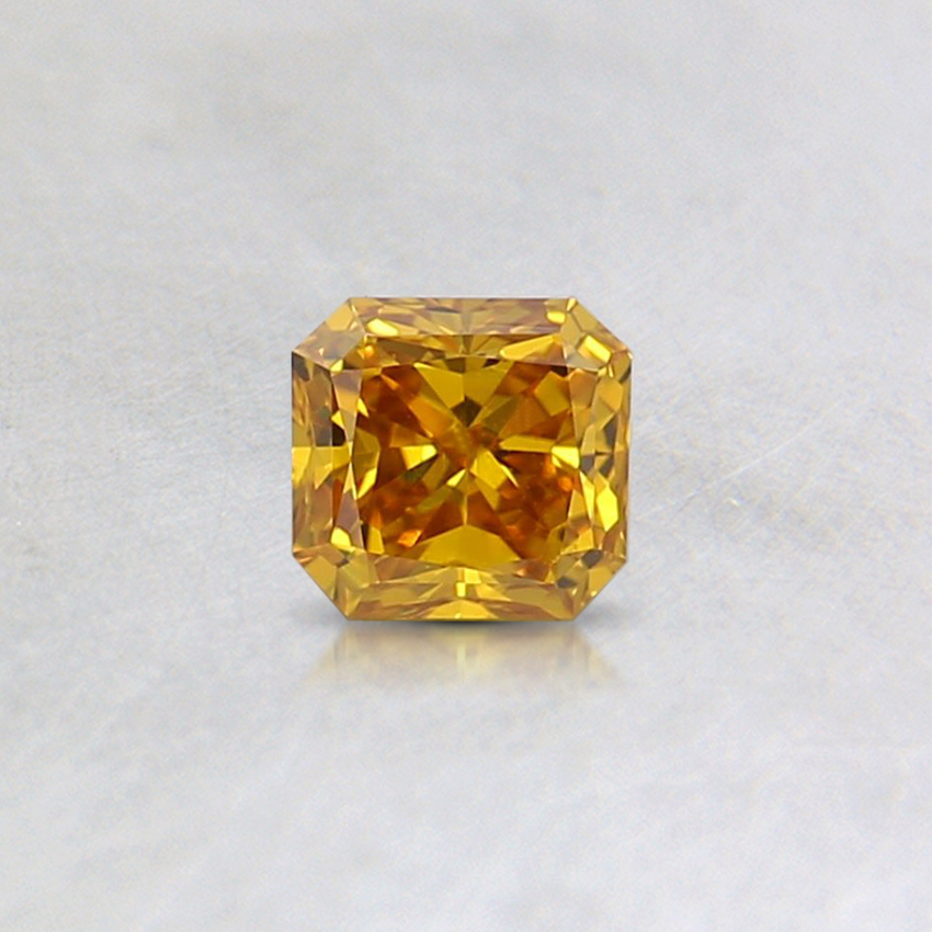 0.30 Ct. Fancy Vivid Yellow-Orange Radiant Lab Grown Diamond