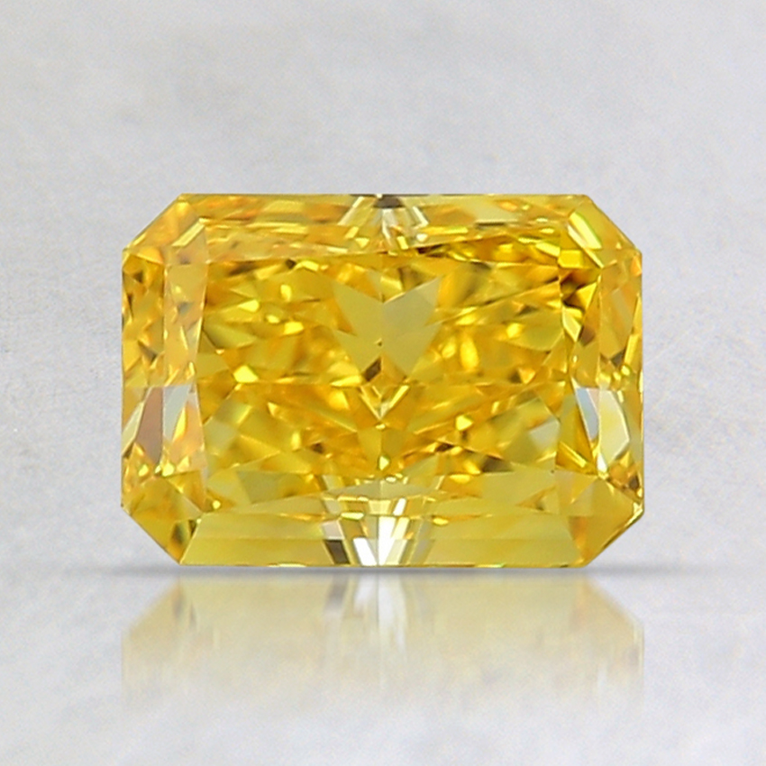 1.25 Ct. Fancy Vivid Yellow Radiant Lab Grown Diamond