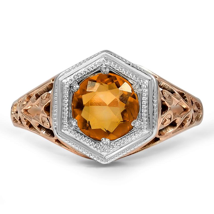 Victorian Citrine Vintage Ring