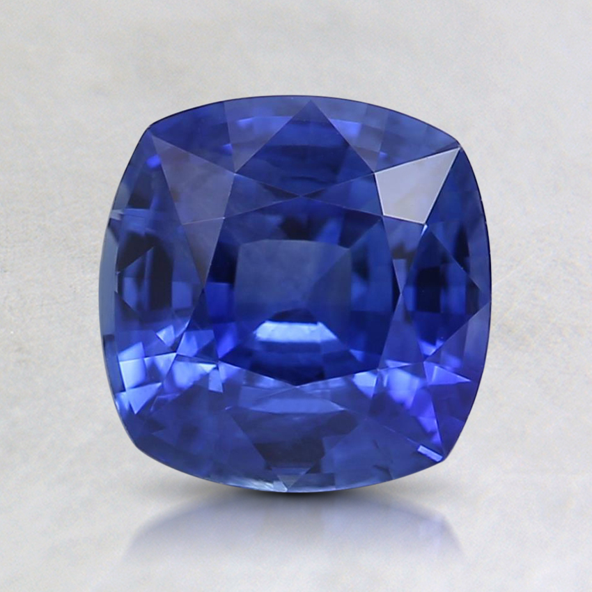6.9mm Super Premium Blue Cushion Sapphire