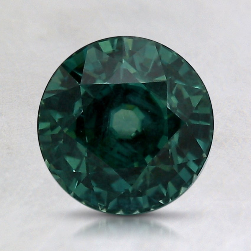 7.2x7.1mm Green Round Montana Sapphire