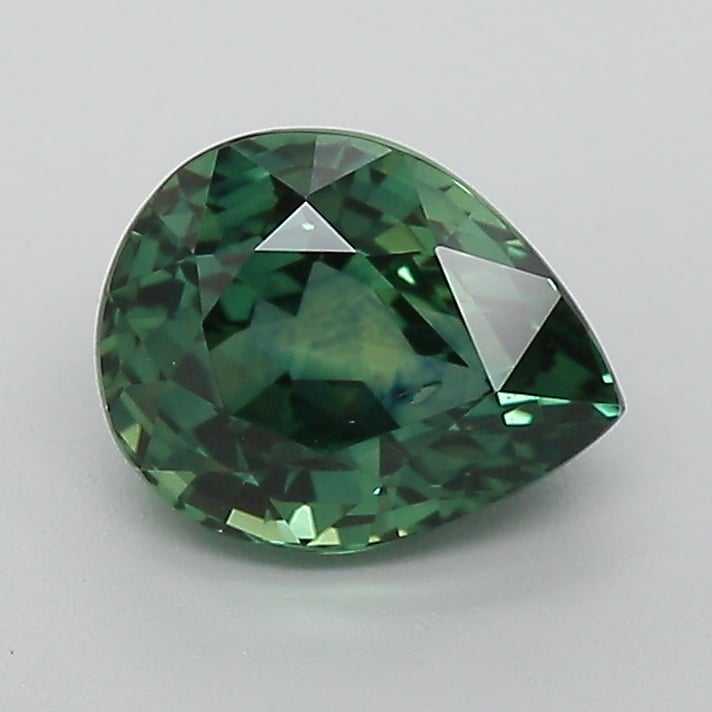 7.3x6mm Teal Pear Montana Sapphire