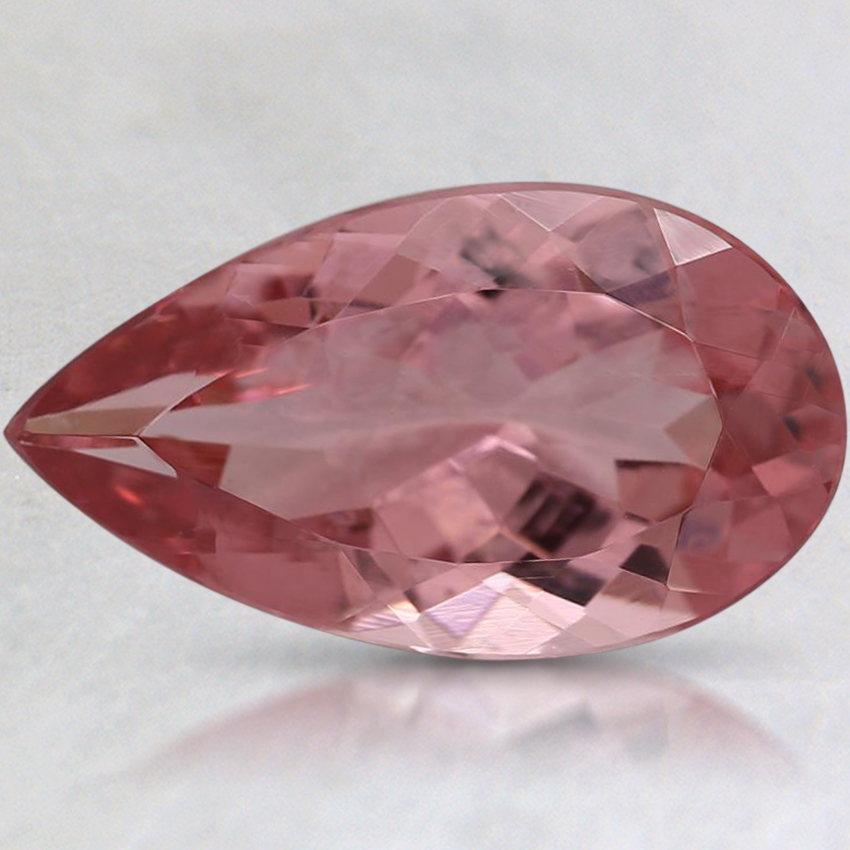 13.8x7.8mm Super Premium Pink Pear Tourmaline