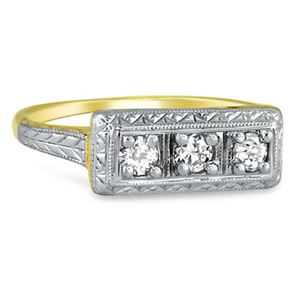 Art Deco Diamond Vintage Ring