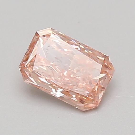 0.67 Ct. Fancy Vivid Pink Radiant Lab Grown Diamond