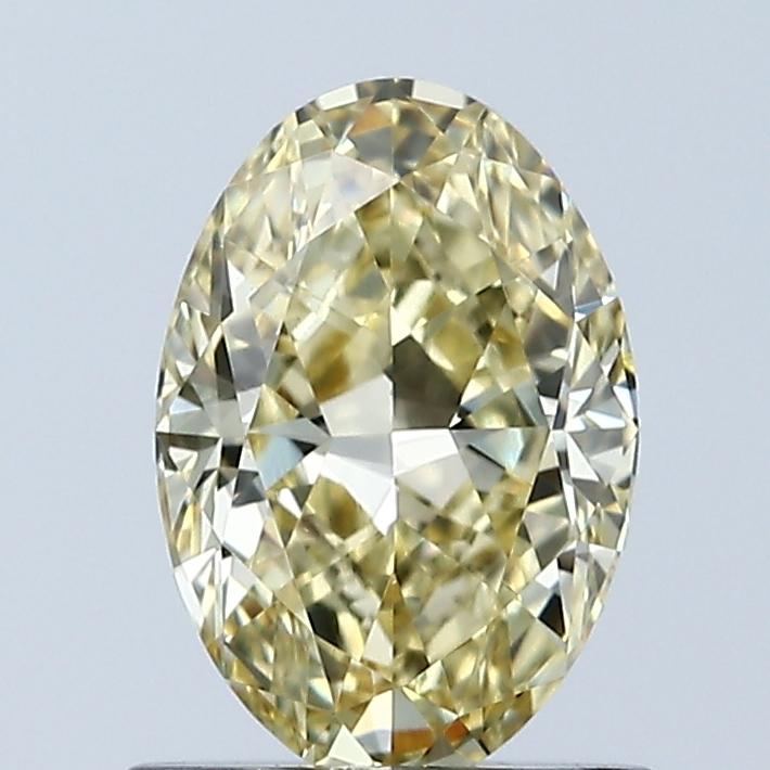 1.00 Ct. Fancy Intense Yellow Oval Lab Grown Diamond