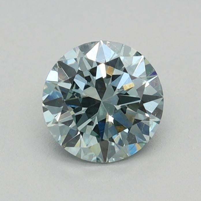 0.34 Ct. Fancy Intense Green Round Lab Grown Diamond