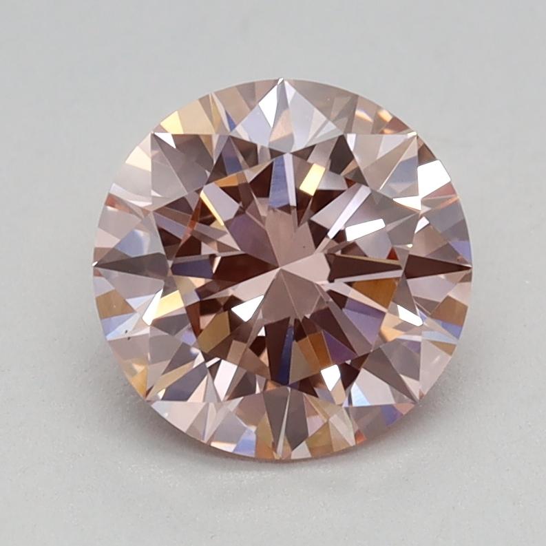 1.01 Ct. Fancy Intense Pink Round Lab Grown Diamond