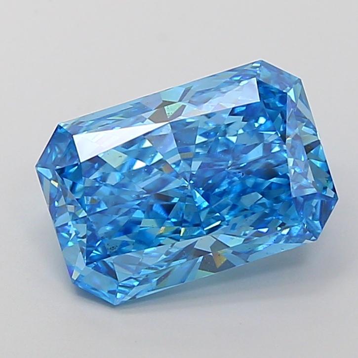 5.01 Ct. Fancy Vivid Blue Radiant Lab Grown Diamond
