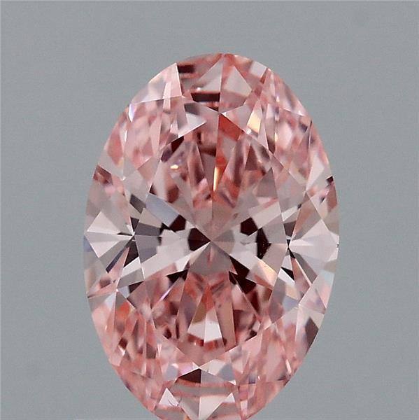 1.03 Ct. Fancy Vivid Pink Oval Lab Grown Diamond