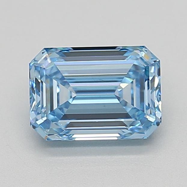 1.79 Ct. Fancy Intense  Blue Emerald Lab Grown Diamond