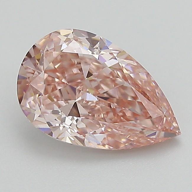 1.97 Ct. Fancy Vivid  Pink Pear Lab Grown Diamond