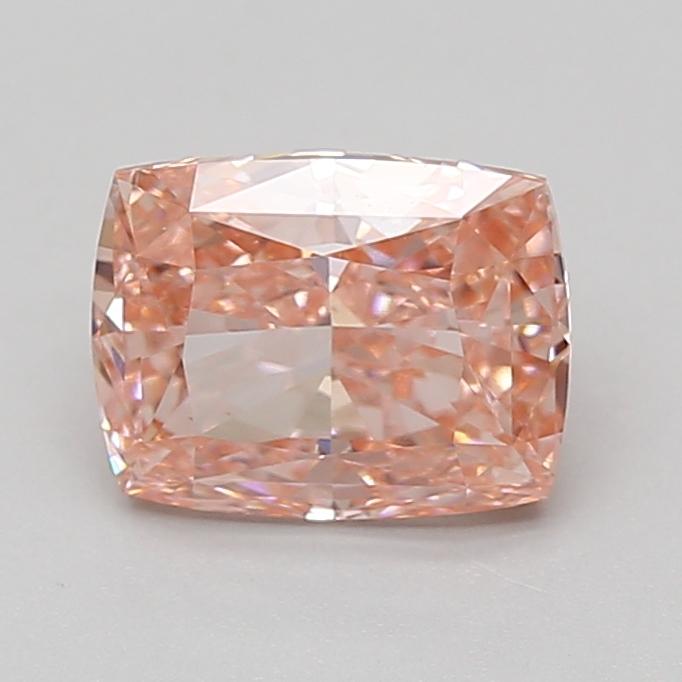 2.09 Ct. Fancy Vivid Pink Cushion Lab Grown Diamond
