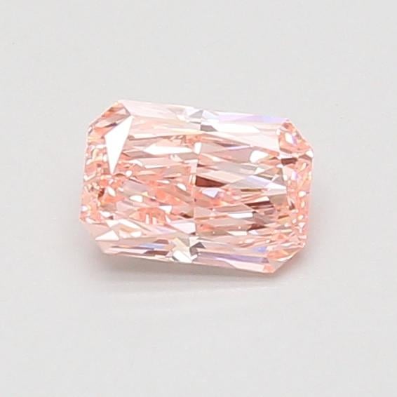 0.52 Ct. Fancy Vivid Pink Radiant Lab Grown Diamond