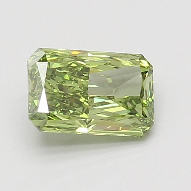 1.04 Ct. Fancy Vivid Green Radiant Lab Grown Diamond