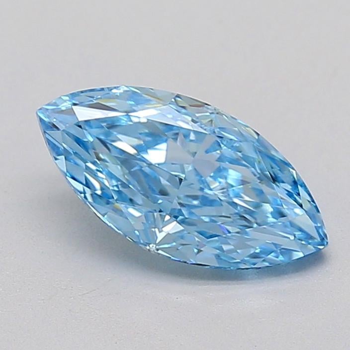 1.02 Ct. Fancy Vivid  Blue Marquise Lab Grown Diamond