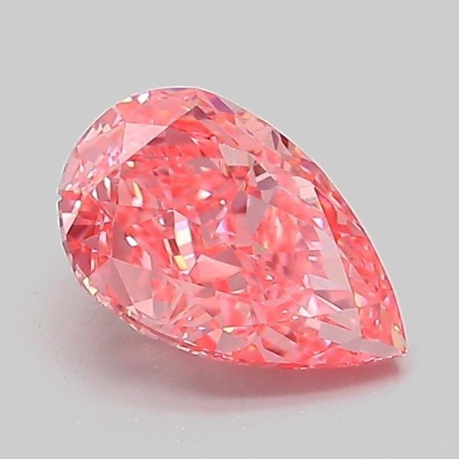 1.07 Ct. Fancy Vivid Pink Pear Lab Grown Diamond